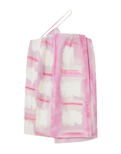 Shop Jacquemus Short Dresses In Pink