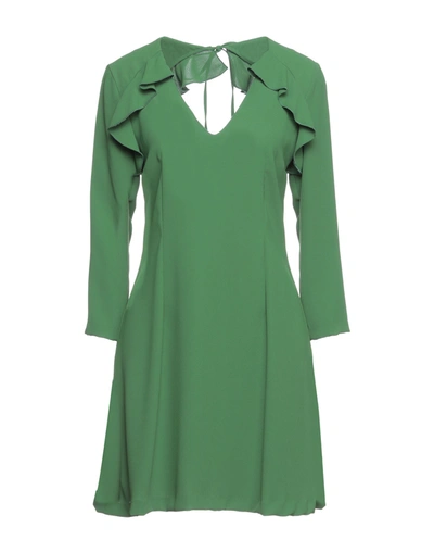 Shop Suoli Short Dresses In Green