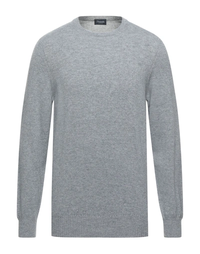 Shop Drumohr Man Sweater Light Grey Size 36 Cashmere