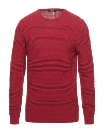 Shop +39 Masq Sweaters In Maroon