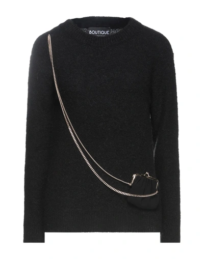 Shop Boutique Moschino Woman Sweater Black Size 12 Acrylic, Wool, Polyester