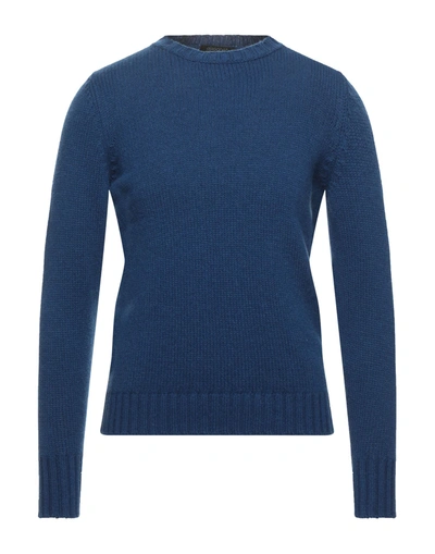 Shop Aragona Sweaters In Blue