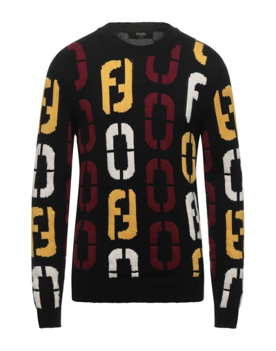 Shop Fendi Sweater In Black