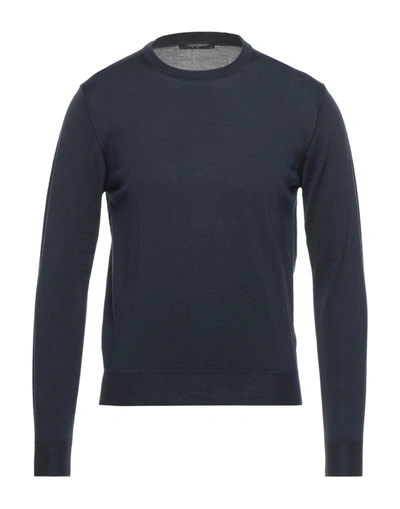 Shop Acquapura Sweaters In Dark Blue