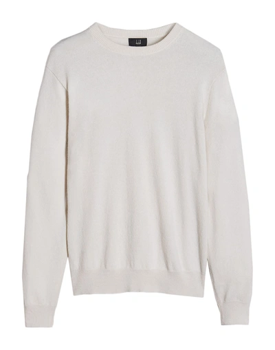 Shop Dunhill Sweaters In Ivory