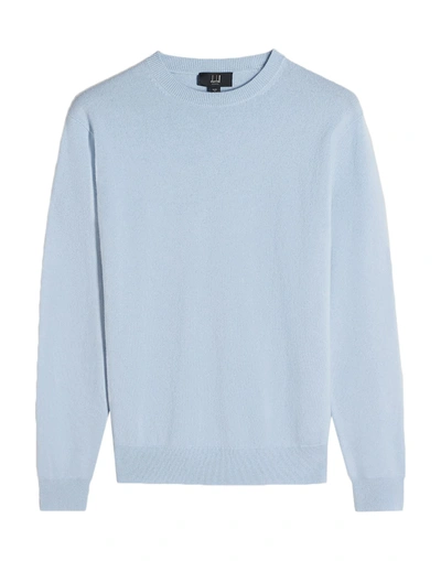 Shop Dunhill Sweaters In Sky Blue