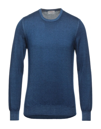 Shop Gran Sasso Man Sweater Pastel Blue Size 48 Virgin Wool