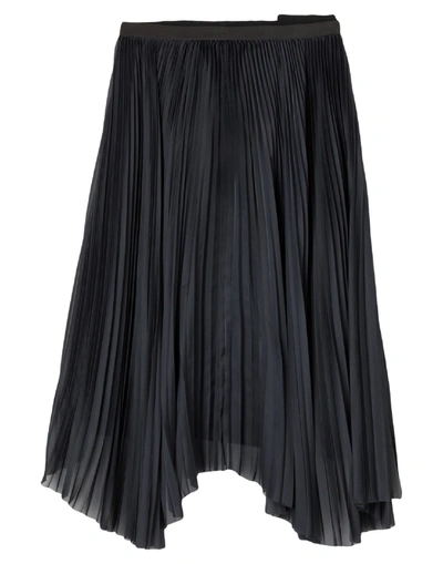 Shop Sacai Midi Skirts In Black