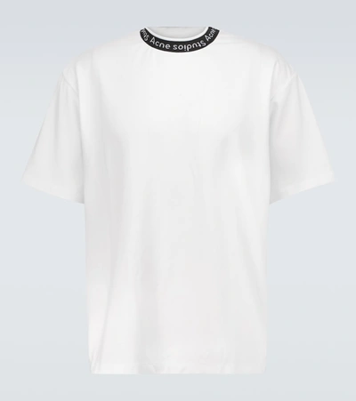 Shop Acne Studios Logo Short-sleeved T-shirt In White