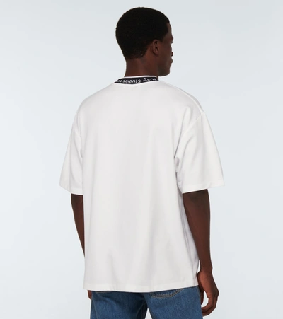 Shop Acne Studios Logo Short-sleeved T-shirt In White