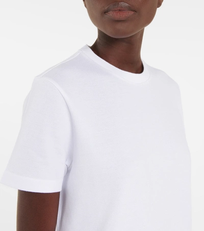 Shop Thom Browne Cotton Piqué T-shirt In Multicoloured