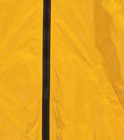 Shop Fendi Reversible Jacket In Yellow