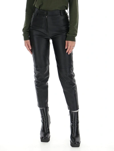 Shop Stella Mccartney Eco Leather Trousers In Black
