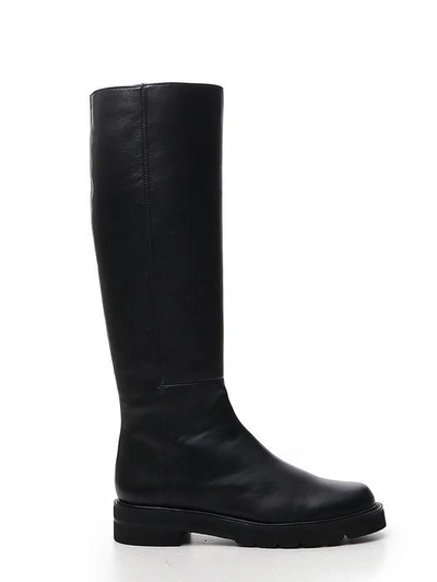 Shop Stuart Weitzman Mila Lift Boots In Black
