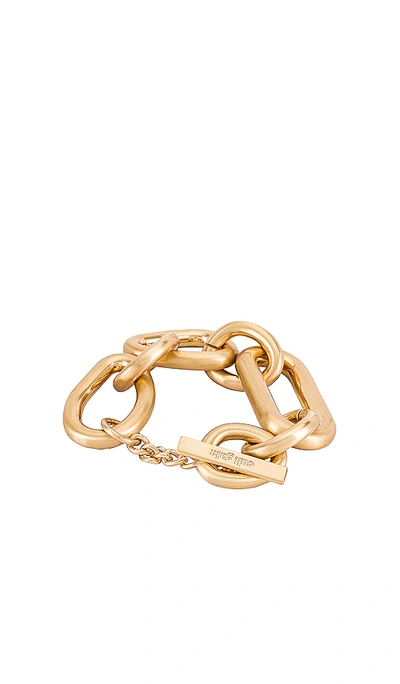 Cult Gaia Reyes Chain Link Bracelet In Metallic Gold