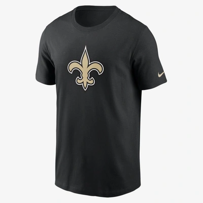 Shop Nike Women's Logo Essential (nfl New Orleans Saints) T-shirt In Black