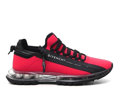 Shop Givenchy Spectre Low Runners Sneakers In Red