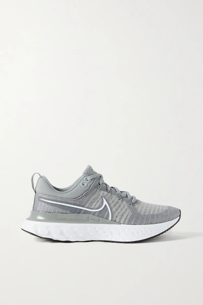 Shop Nike React Infinity Run 2 Flyknit Sneakers In Gray