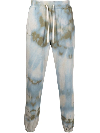 Shop John Elliott La Tie-dye Print Track Trousers In Blau