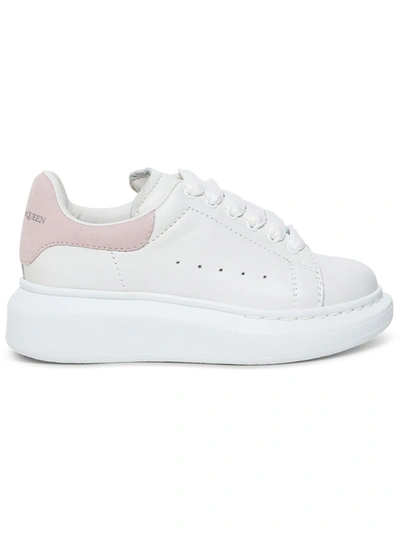 Shop Alexander Mcqueen Kids Chunky Sole Sneakers In White