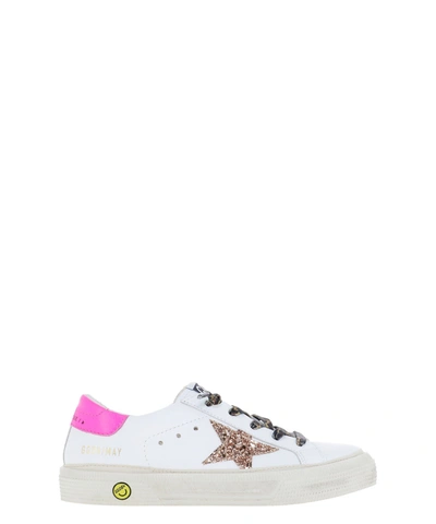 Shop Golden Goose Kids May Low In White