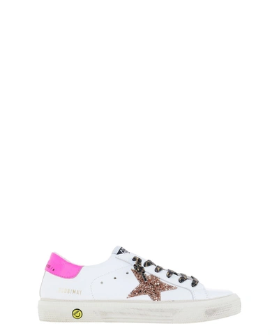 Shop Golden Goose Kids May Low In White