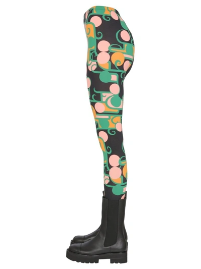 Shop La Doublej Printed Leggings In Multicolour