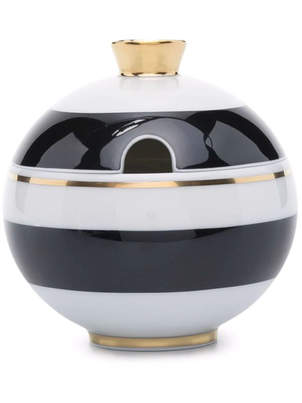 Fürstenberg Ca#39; d#39;Oro sugar bowl - Black