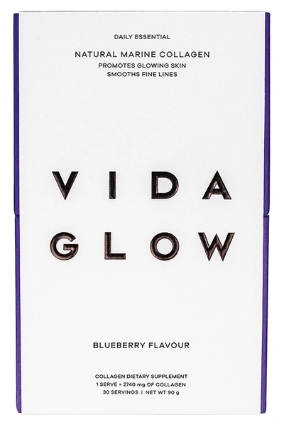 Shop Vida Glow Natural Marine Collagen Sachets Blueberry