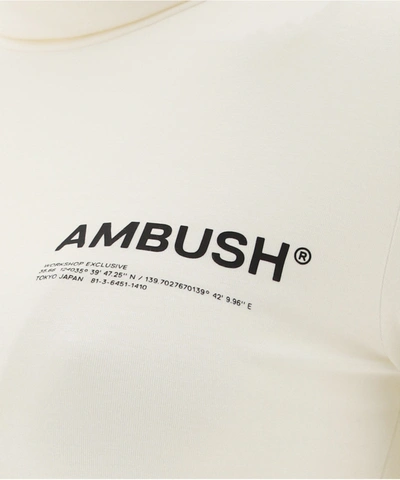 Shop Ambush "workshop" Turtleneck Top In White