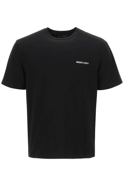 Shop Axel Arigato London T-shirt With Logo Print In Black