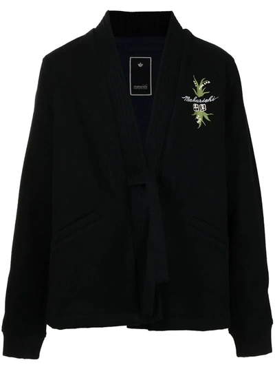 Shop Maharishi Embroidered-logo Jacket In 蓝色