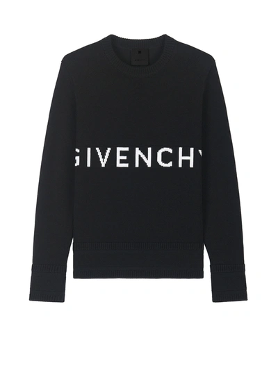Shop Givenchy Sweater In Black Cotton