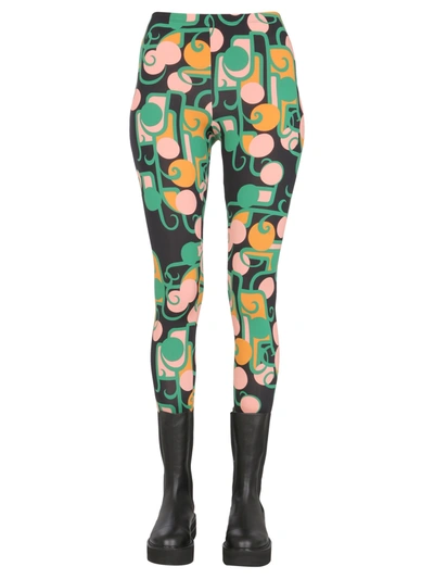 Shop La Doublej Printed Leggings In Multicolor