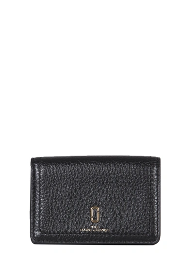 Shop Marc Jacobs Wallet With Logo In Nero