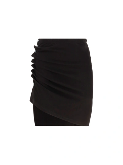 Shop Paco Rabanne Jupe Skirt In Black