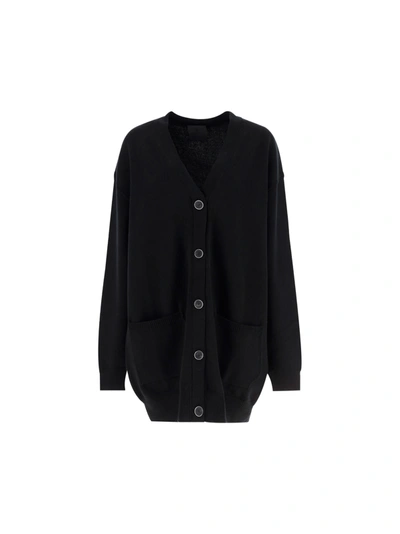 Shop Givenchy Cardigan In Black