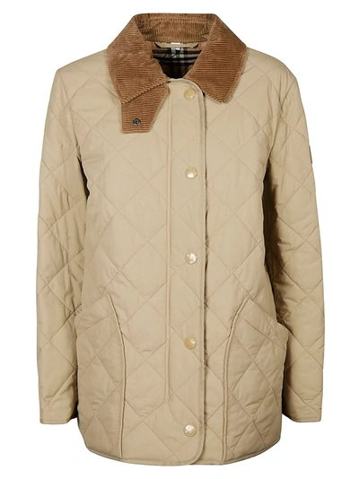 Shop Burberry Cotswold Jacket In Beige