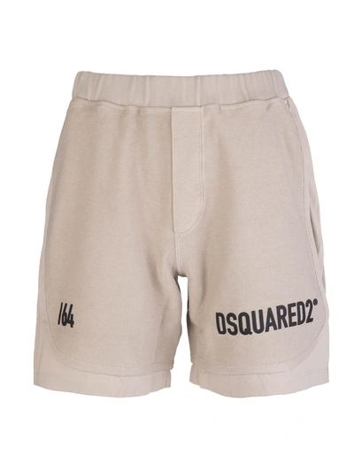 Shop Dsquared2 Man Beige D2 64 Layer Shorts