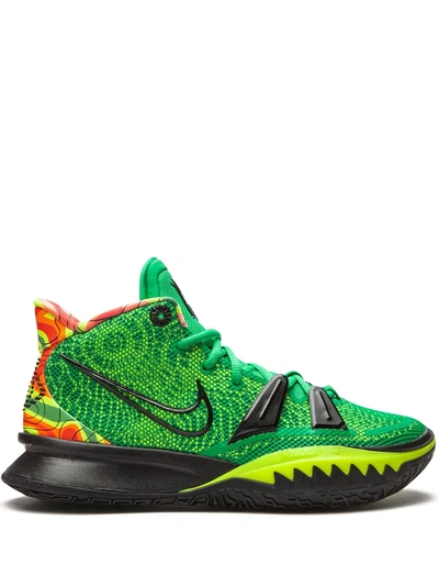 Nike Kyrie 7 'weatherman' Sneakers In Stadium Green,volt,total Orange,black  | ModeSens