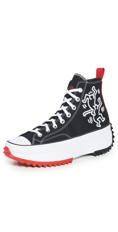 Shop Converse X Keith Haring Run Star Hike High Top Sneakers