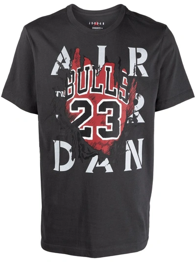 Jordan Aj5 '85 Men's Graphic Short-sleeve T-shirt In Grau