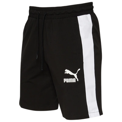 Shop Puma Mens  Iconic T7 Mesh Shorts In  Black
