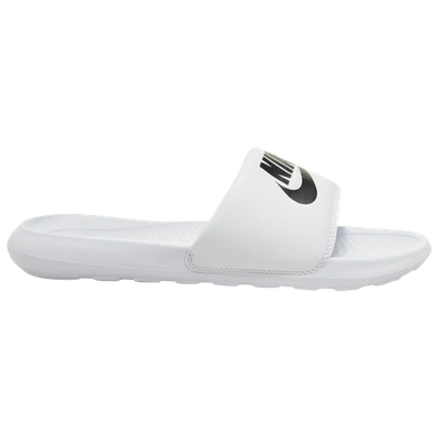 Shop Nike Womens  Victori One Slides In White/black
