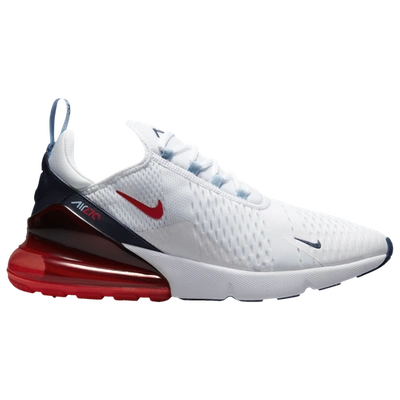 Shop Nike Mens  Air Max 270 In White/red/navy