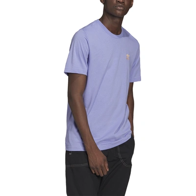 Adidas Originals Adidas Men\'s Originals Essential Trefoil T-shirt In Purple  | ModeSens