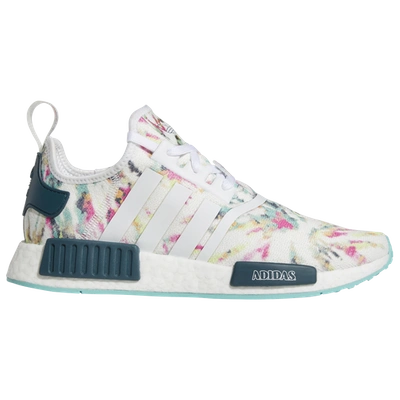 Shop Adidas Originals Mens  Nmd R1 In White/teal/green