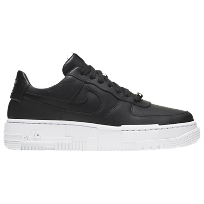 Shop Nike Womens  Air Force 1 Pixel In Black/white