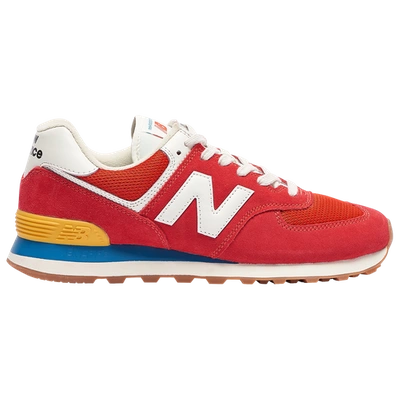 Shop New Balance Mens  574 Classic In Team Red/wave