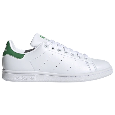 Shop Adidas Originals Womens  Stan Smith In White/green/white
